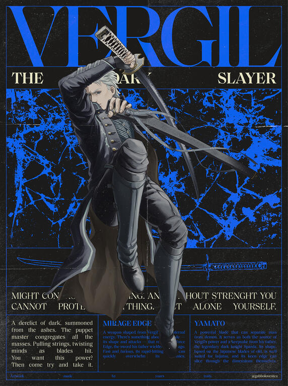 Vergil (Devil May Cry 5) poster Vergil (Devil May Cry 5) poster