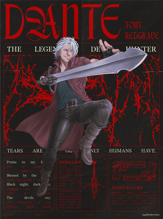 Dante (Devil May Cry 5) poster Dante (Devil May Cry 5) poster